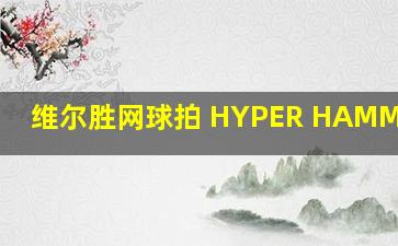 维尔胜网球拍 HYPER HAMMER T7